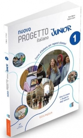 Nuovo Progetto italiano junior 1 podr.+ćw.+onlline - T. Marin, Fabio Caon