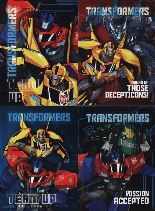 Zeszyt A5 w trzy linie 16-kartkowy Transformers - 15 sztuk