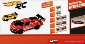 Hot Wheels Pojazd zdalnie sterowany 1:28 czerwony