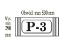 IKS, Okładka książkowa przylepiana P-3, 1 szt.