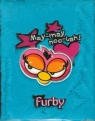 Brulion A5 Furby w kratkę 96 kartek włochacz turkusowy