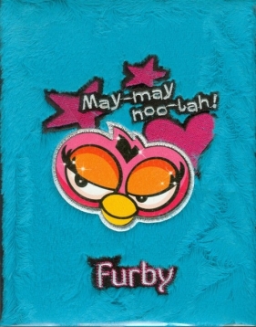Brulion A5 Furby w kratkę 96 kartek włochacz turkusowy - <br />