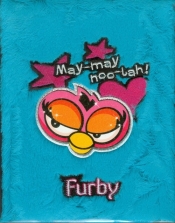 Brulion A5 Furby w kratkę 96 kartek włochacz turkusowy - <br />