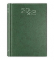 Kalendarz 2026 A5 dzienny standard zielony