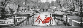 Clementoni, puzzle Panorama High Quality Collection 1000: Amsterdam Bicycle (39440)