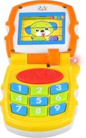 Muzyczny telefon żółty