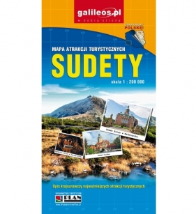 Sudety 1:200 000. Mapa atrakcji turystycznych - Opracowanie zbiorowe