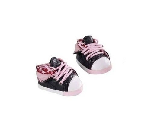 Buciki dla lalki Baby born Trendy Shoes czarne