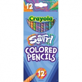 Kredki ołówkowe Swirl 12 kolorów CRAYOLA