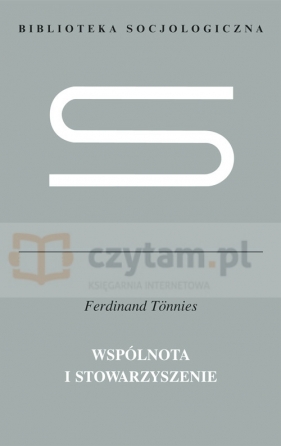 Wspólnota i stowarzyszenie - Tonnies Ferdinand