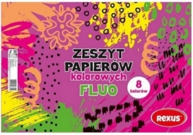 Wycinanka kredowa fluo A4/8K (5szt)
