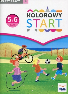 Kolorowy Start 5 i 6-latki Karty pracy Część 4 - Żaba-Żabińska Wiesława