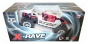 Samochód terenowy X-Rave zdalnie sterowany 33cm biały - <br />