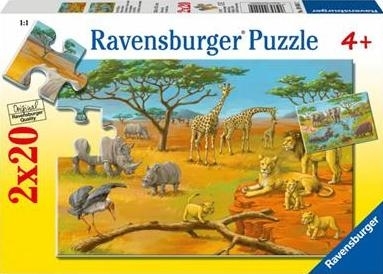 Puzzle 2X20 W dziczy (090402)