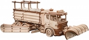 Puzzle Drewniane 3D Ciężarówka do śniegu