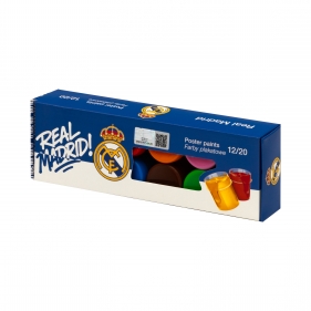Farby plakatowe Real Madrid, 12x20ml