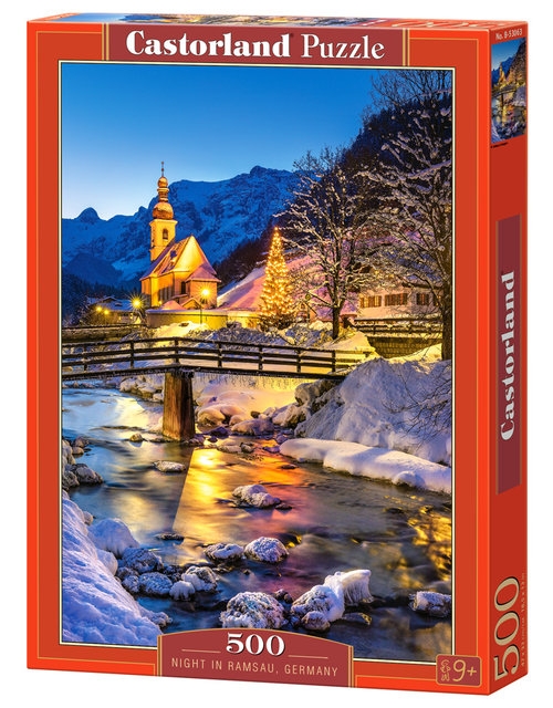 Puzzle Night in Ramsau Germany 500 (B-53063)