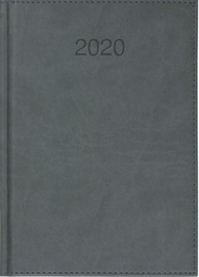 Kalendarz książkowy A5 dzienny Vivo szary 2020 - GM-917-T11-BIAŁY