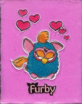 Brulion A5 Furby w kratkę 96 kartek włochacz fioletowy - <br />