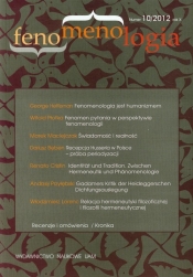 Fenomenologia 10/2012 - <br />