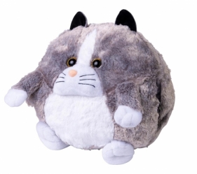 Poduszka kot i pluszowy ogrzewacz do dłoni