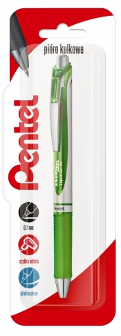 Pióro kulkowe 0,7 mm EnerGel BL77 seledynowy 1 szt.