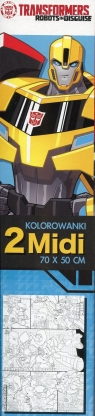 Kolorowanka midi Transformers