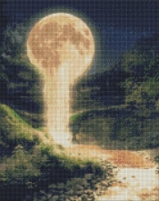 Diamentowa mozaika - Wodospad księżycowy 40x50cm