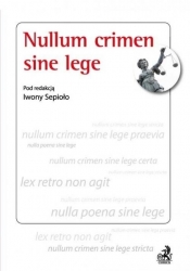 Nullum crimen sine lege - <br />