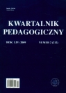 Kwartalnik pedagogiczny nr 2/2009