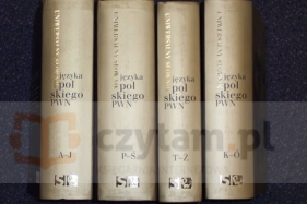 Uniwersalny słownik języka polskiego PWN Tom 1-4 + CD