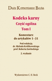 Kodeks Karny część ogólna tom 1 - <br />