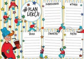 Plan lekcji - Chłopak (5szt)