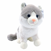Maskotka Kotek Mruczuś beżowo-biały 27cm (5095a)