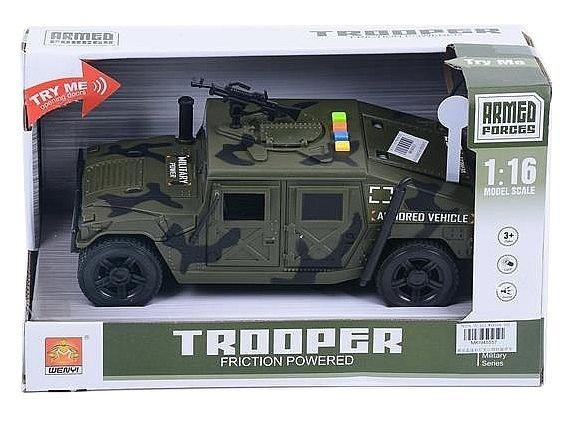 Pojazd wojskowy z napędem frykcyjnym