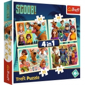 Puzzle 4w1: Scobby Doo i przyjaciele (34340)