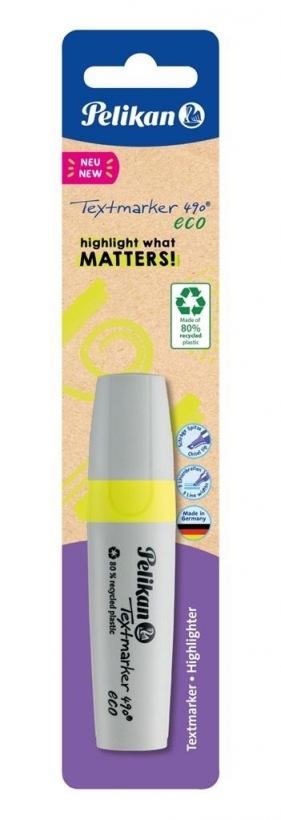 Zakreślacz Pelikan 490 Eco Neon - żółty