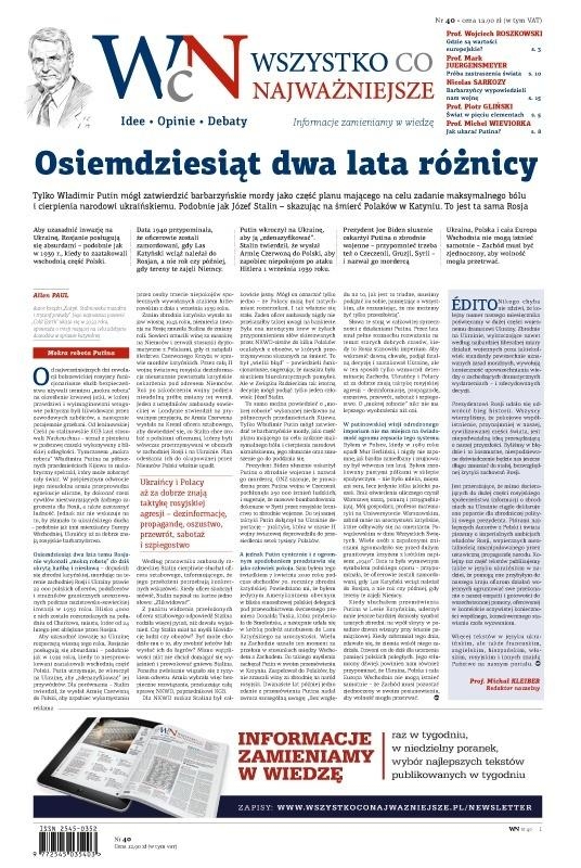 Wszystko, co Najważniejsze nr 40