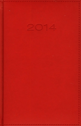 Kalendarz 2014 B6 41D Czerwony dzienny - <br />