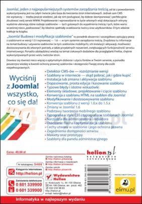 Joomla! Budowa i modyfikacja szablonów - Frankowski Paweł