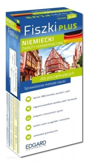 Niemiecki Fiszki PLUS. Zwroty konwers. dla począt. - Ewa Kędzierska, Eliza Chabros, Zuzanna Pytlińska