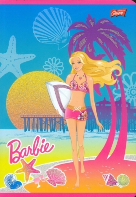 Zeszyt A5 Barbie w kratkę 16 kartek beach