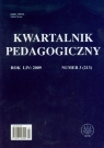 Kwartalnik pedagogiczny nr 3 2009 Praca zbiorowa