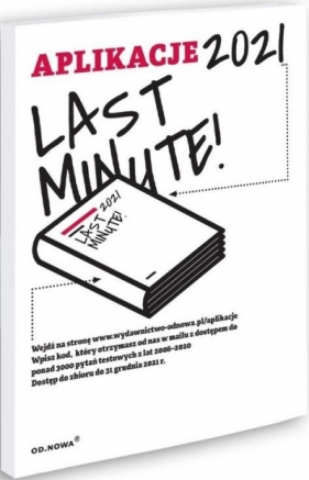 Aplikacje Last Minute 2021 - Bogusław Gąszcz