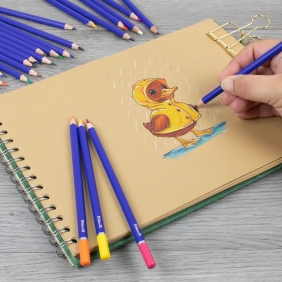 Kredki ołówkowe Pelikan Premium w metalowym etui, 24szt