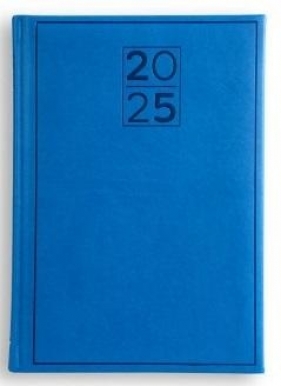 Kalendarz 2025 A5 print niebieski