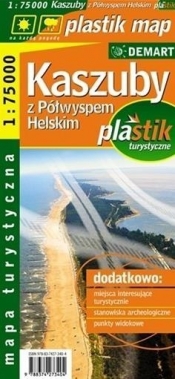 Mapa 1:75 000 Kaszuby z Półwyspem Helskim DEMART - Opracowanie zbiorowe