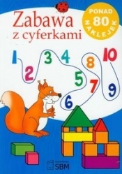 Zabawa z cyferkami + naklejki