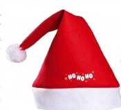 Czapka świętego Mikołaja z haftem - Ho! Ho! Ho!