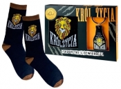 Zestaw skarpetki + brelok Król Życia